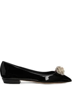 Women Giuseppe Zanotti Eglantine Crystal Ballerina Shoes