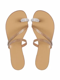 Women Giuseppe Zanotti Hillary Ring Glitter Slides -Giuseppe Zanotti 16852296 34822494 1000