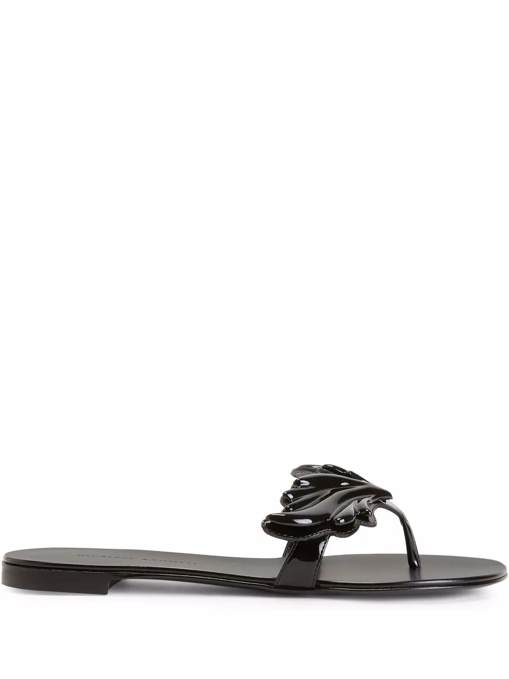 Women Giuseppe Zanotti Cruel Patent-effect Flip Flops 3 Women Giuseppe Zanotti Cruel Patent-effect Flip Flops