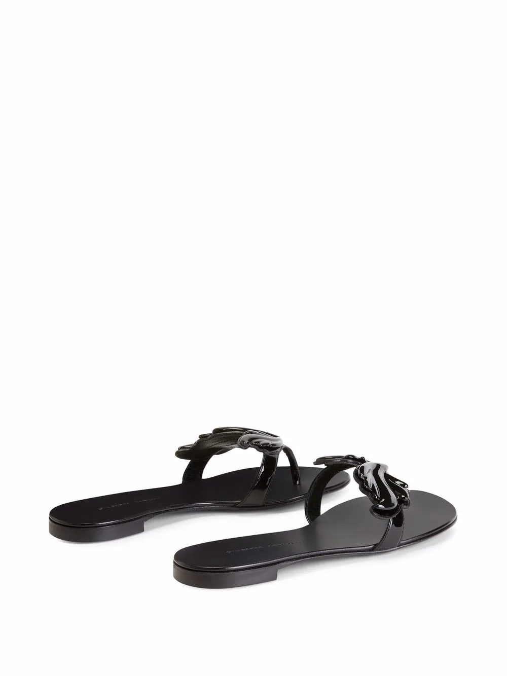 Women Giuseppe Zanotti Cruel Patent-effect Flip Flops 5 Women Giuseppe Zanotti Cruel Patent-effect Flip Flops - Image 3