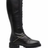 Women Giuseppe Zanotti Lace-up Leather Boots -Giuseppe Zanotti 16917741 34137808 1000