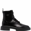 Men Giuseppe Zanotti Polished-finish Lace-up Boots -Giuseppe Zanotti 16918386 34992395 1000