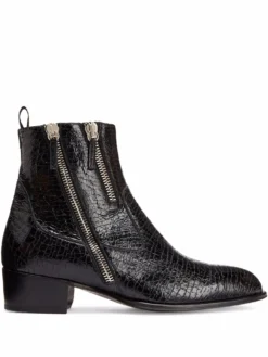 Men Giuseppe Zanotti Garreth Cracked-effect Boots
