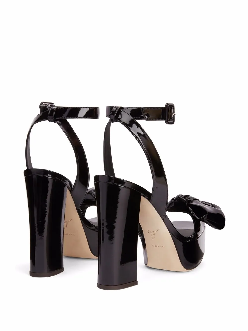 Women Giuseppe Zanotti Eunomya 120mm Patent Leather Sandals 5 Women Giuseppe Zanotti Eunomya 120mm Patent Leather Sandals - Image 3