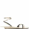 Women Giuseppe Zanotti Pris Flat Leather Sandals -Giuseppe Zanotti 17438847 36365810 1000