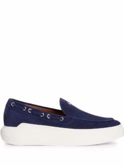 Men Giuseppe Zanotti Conley Navy Loafers