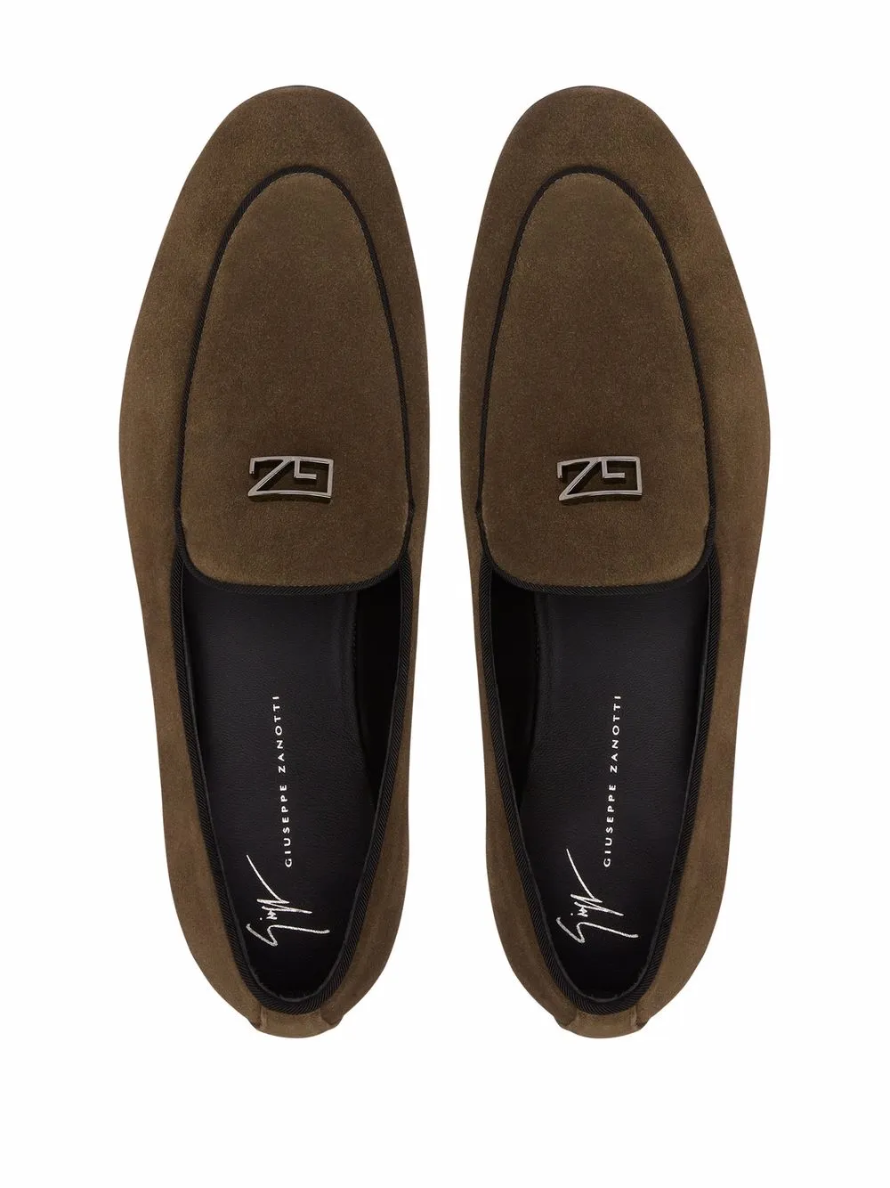Men Giuseppe Zanotti GZ Rudolph Suede Loafers 6 Men Giuseppe Zanotti GZ Rudolph Suede Loafers - Image 4