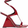 Women Giuseppe Zanotti 105mm Angled Wrapped Sandals -Giuseppe Zanotti 17439774 36349779 1000