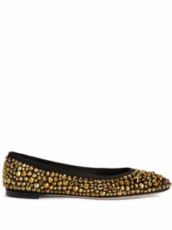 Women Giuseppe Zanotti Amur Crystal Ballerina Shoes