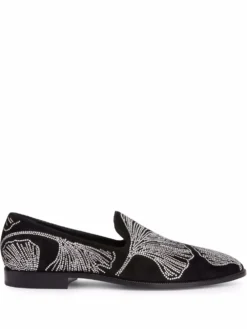 Men Giuseppe Zanotti Jareth Crystal-embellished Loafers