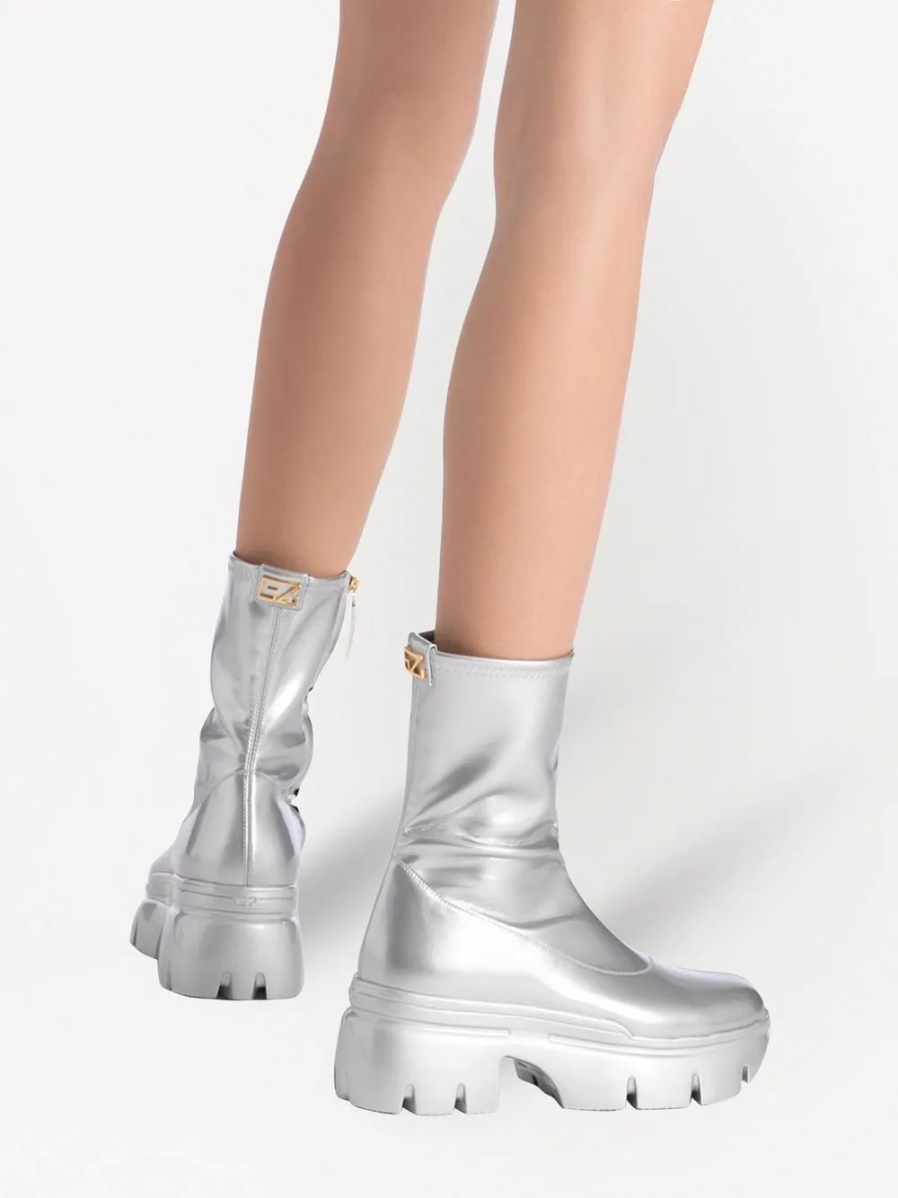 Women Giuseppe Zanotti Apocalypse Gloss Chunky Boots 6 Women Giuseppe Zanotti Apocalypse Gloss Chunky Boots - Image 4