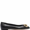 Women Giuseppe Zanotti Amur Leather Ballerina Shoes -Giuseppe Zanotti 17701044 37898873 1000