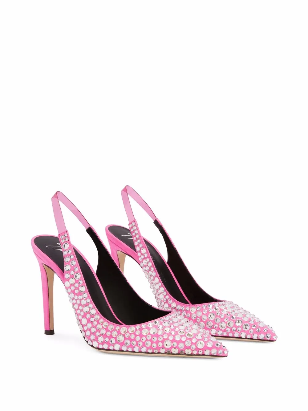 Women Giuseppe Zanotti Diorite Crystal-embellished Pumps 3 Women Giuseppe Zanotti Diorite Crystal-embellished Pumps - Image 2
