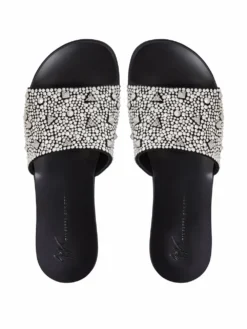 Men Giuseppe Zanotti Darrin Encrusted Slides -Giuseppe Zanotti 17712655 37313290 1000