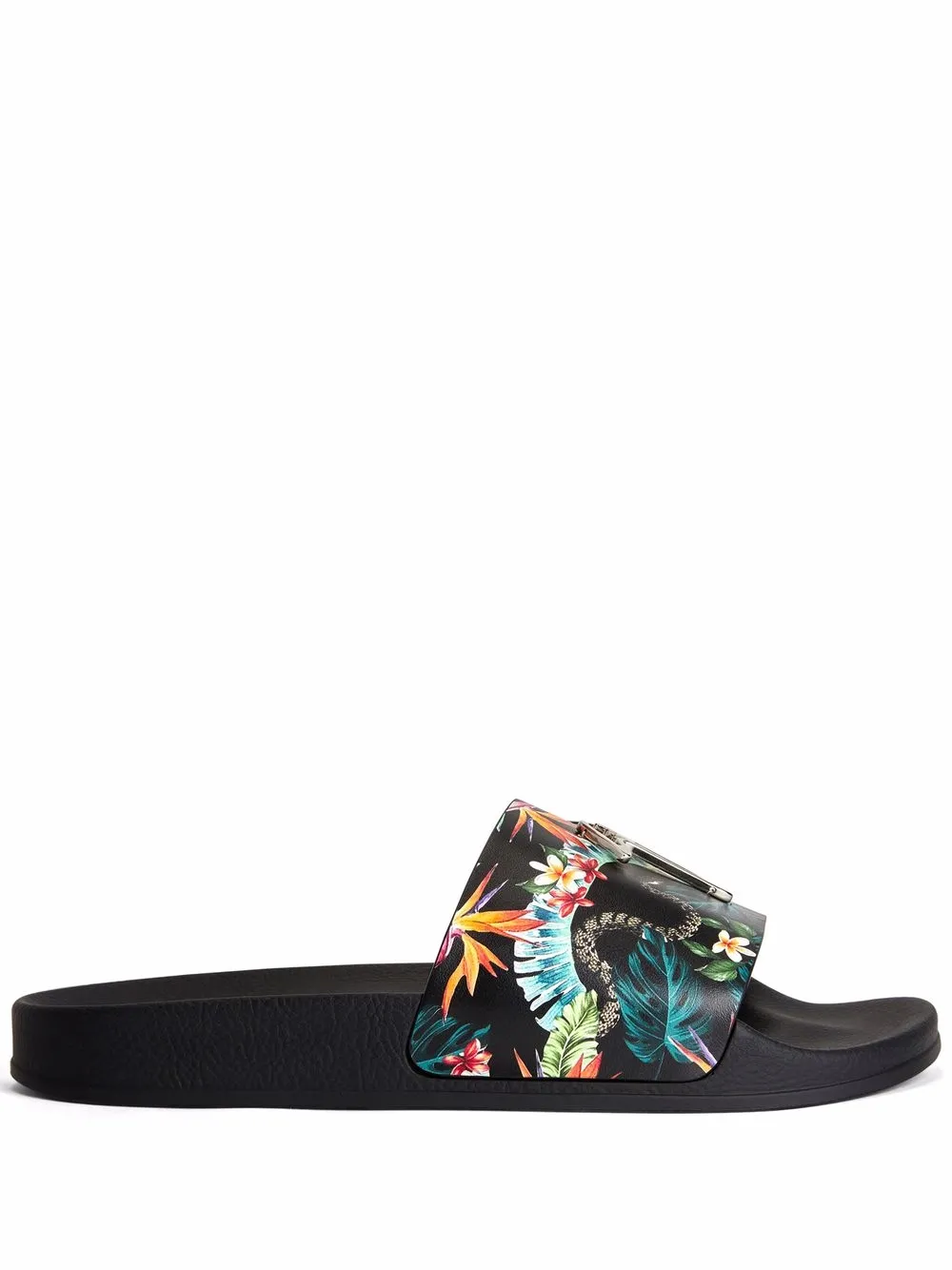 Men Giuseppe Zanotti Brett Graphic Print Slides 3 Men Giuseppe Zanotti Brett Graphic Print Slides