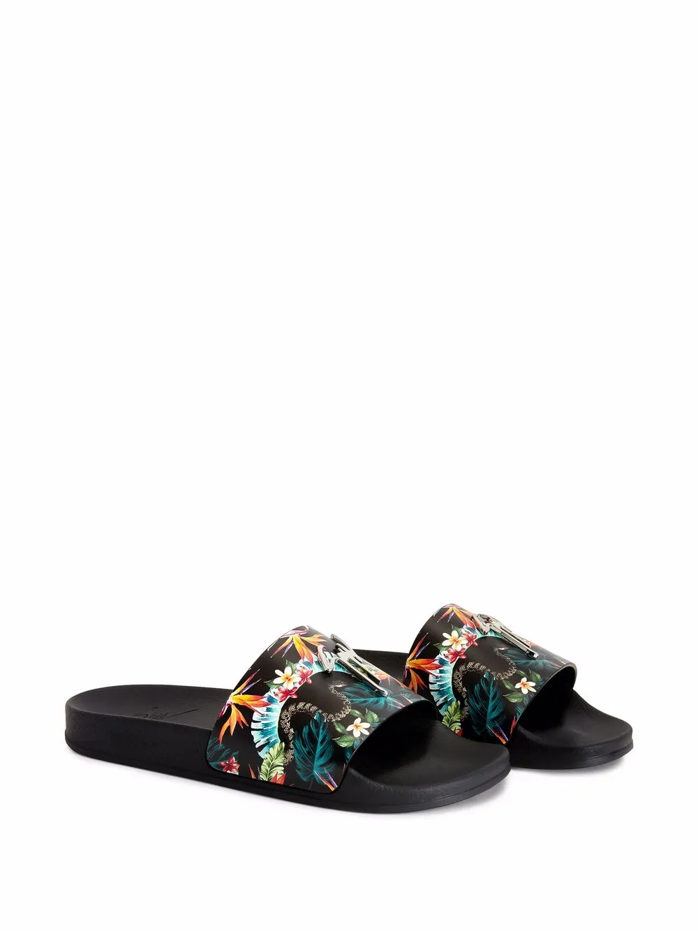 Men Giuseppe Zanotti Brett Graphic Print Slides 4 Men Giuseppe Zanotti Brett Graphic Print Slides - Image 2
