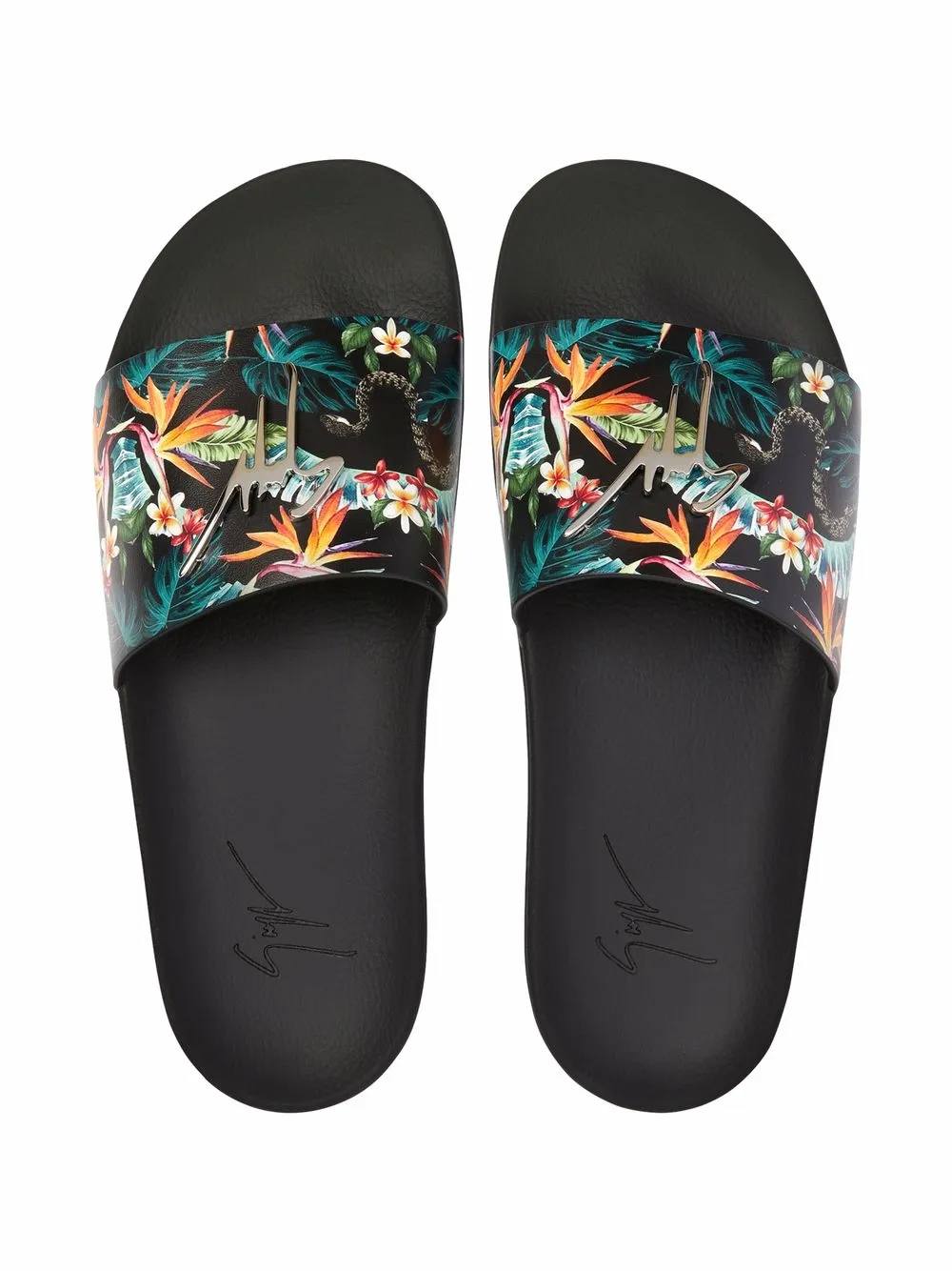 Men Giuseppe Zanotti Brett Graphic Print Slides 6 Men Giuseppe Zanotti Brett Graphic Print Slides - Image 4