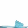 Women Giuseppe Zanotti Adelia Starlight Studded Sliders