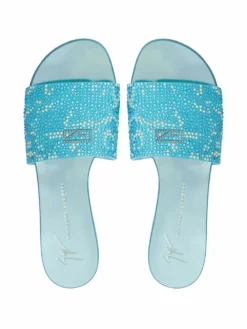 Women Giuseppe Zanotti Adelia Starlight Studded Sliders -Giuseppe Zanotti 17712694 37310822 1000