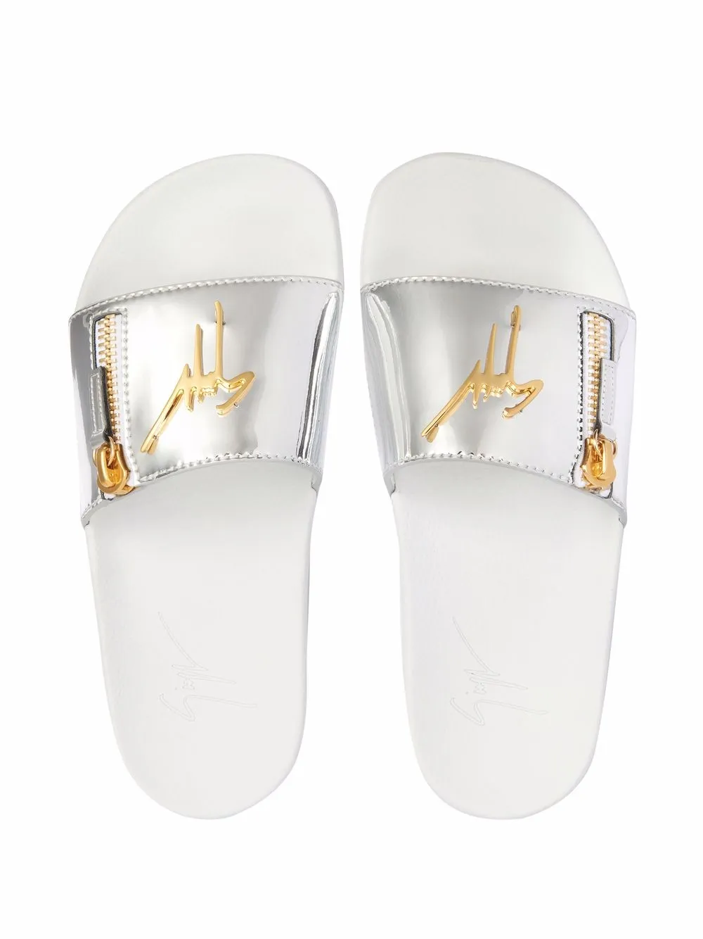 Men Giuseppe Zanotti Brett Zip-detail Slides 6 Men Giuseppe Zanotti Brett Zip-detail Slides - Image 4