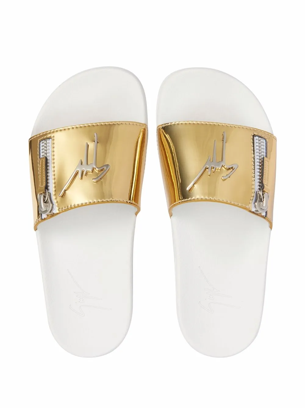 Men Giuseppe Zanotti Brett Zip-detail Slides 6 Men Giuseppe Zanotti Brett Zip-detail Slides - Image 4