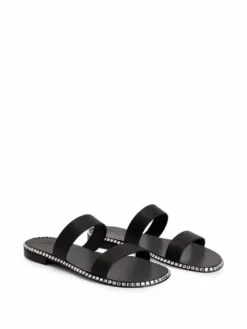 Women Giuseppe Zanotti Elektron Stud-embellished Strap Sandals -Giuseppe Zanotti 17714008 37314251 1000