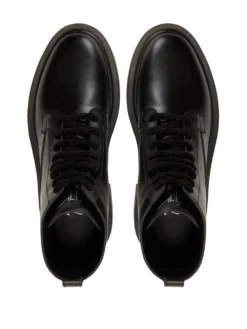 Men Giuseppe Zanotti Achille Leather Lace-up Boots -Giuseppe Zanotti 18288571 39304350 1000