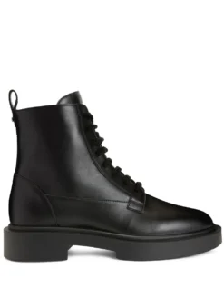 Men Giuseppe Zanotti Achille Leather Lace-up Boots
