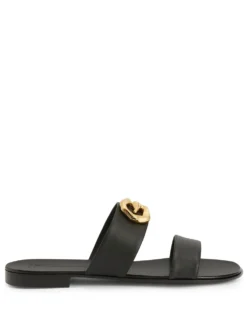 Men Giuseppe Zanotti Leather Double-strap Sandals