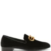 Men Giuseppe Zanotti Leopoldino Velvet Loafers -Giuseppe Zanotti 18423369 39872510 1000