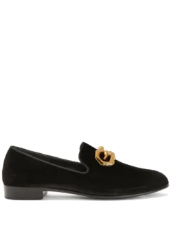 Men Giuseppe Zanotti Leopoldino Velvet Loafers