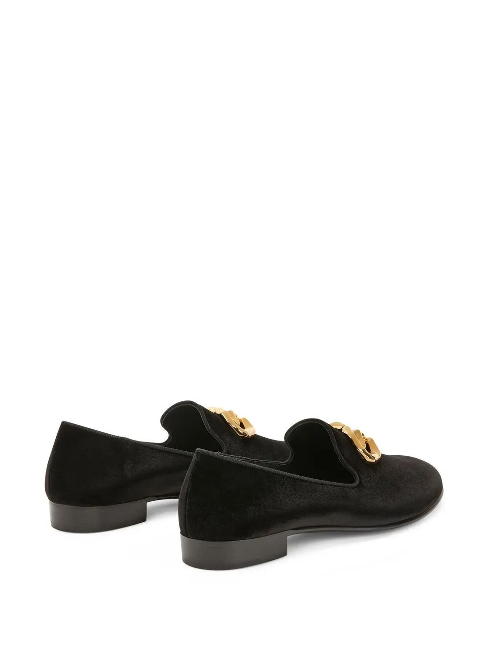 Men Giuseppe Zanotti Leopoldino Velvet Loafers 5 Men Giuseppe Zanotti Leopoldino Velvet Loafers - Image 3