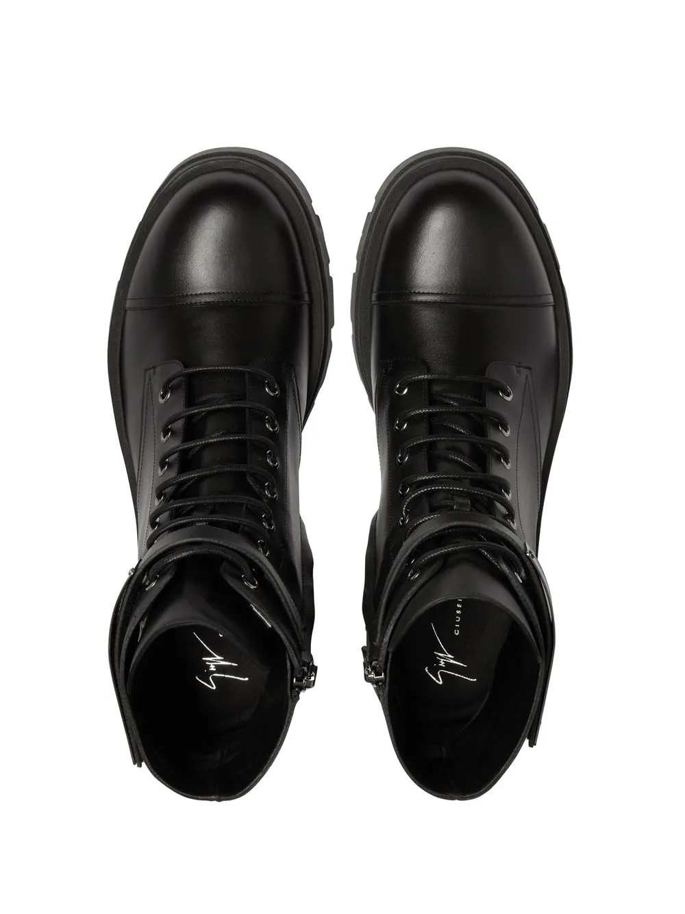 Men Giuseppe Zanotti Ruger Leather Ankle Boots 6 Men Giuseppe Zanotti Ruger Leather Ankle Boots - Image 4