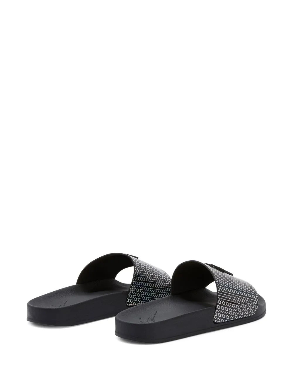 Men Giuseppe Zanotti Brett Geometric-print Slides 5 Men Giuseppe Zanotti Brett Geometric-print Slides - Image 3