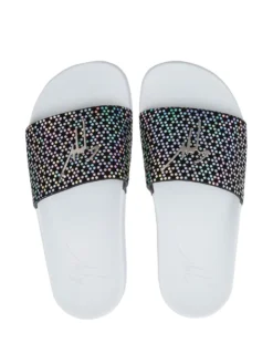Women Giuseppe Zanotti Brett Polka Dot-print Slides -Giuseppe Zanotti 18425069 39620796 1000