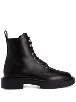 Men Giuseppe Zanotti Adric Leather Combat Boots