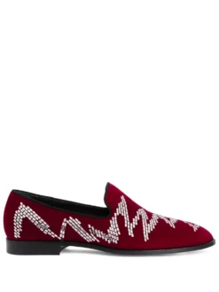 Men Giuseppe Zanotti Jareth Shake Embellished Loafers