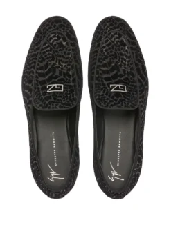 Men Giuseppe Zanotti GZ Rudolph Leather Loafers -Giuseppe Zanotti 18425153 39842660 1000