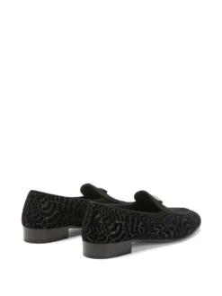 Men Giuseppe Zanotti GZ Rudolph Leather Loafers -Giuseppe Zanotti 18425153 39844658 1000