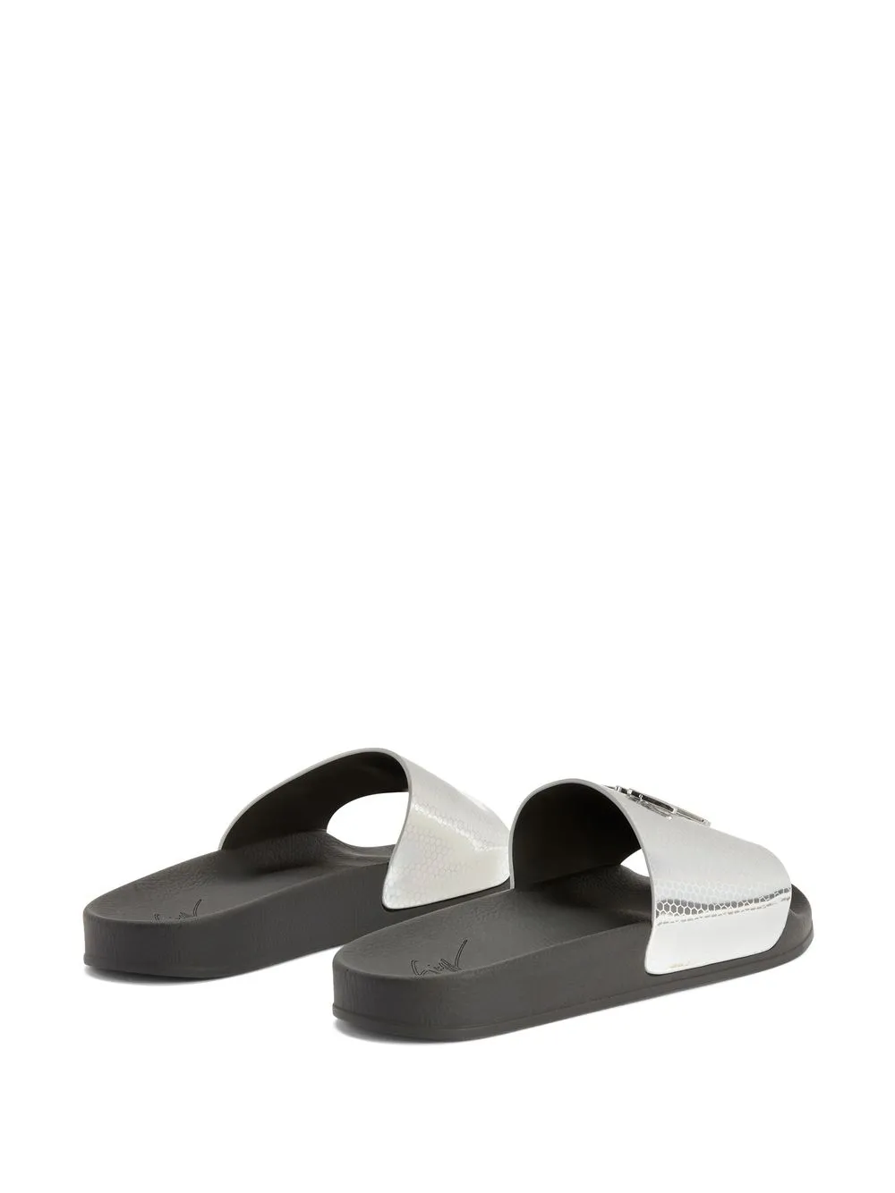 Men Giuseppe Zanotti Brett Geometric-print Slides 5 Men Giuseppe Zanotti Brett Geometric-print Slides - Image 3