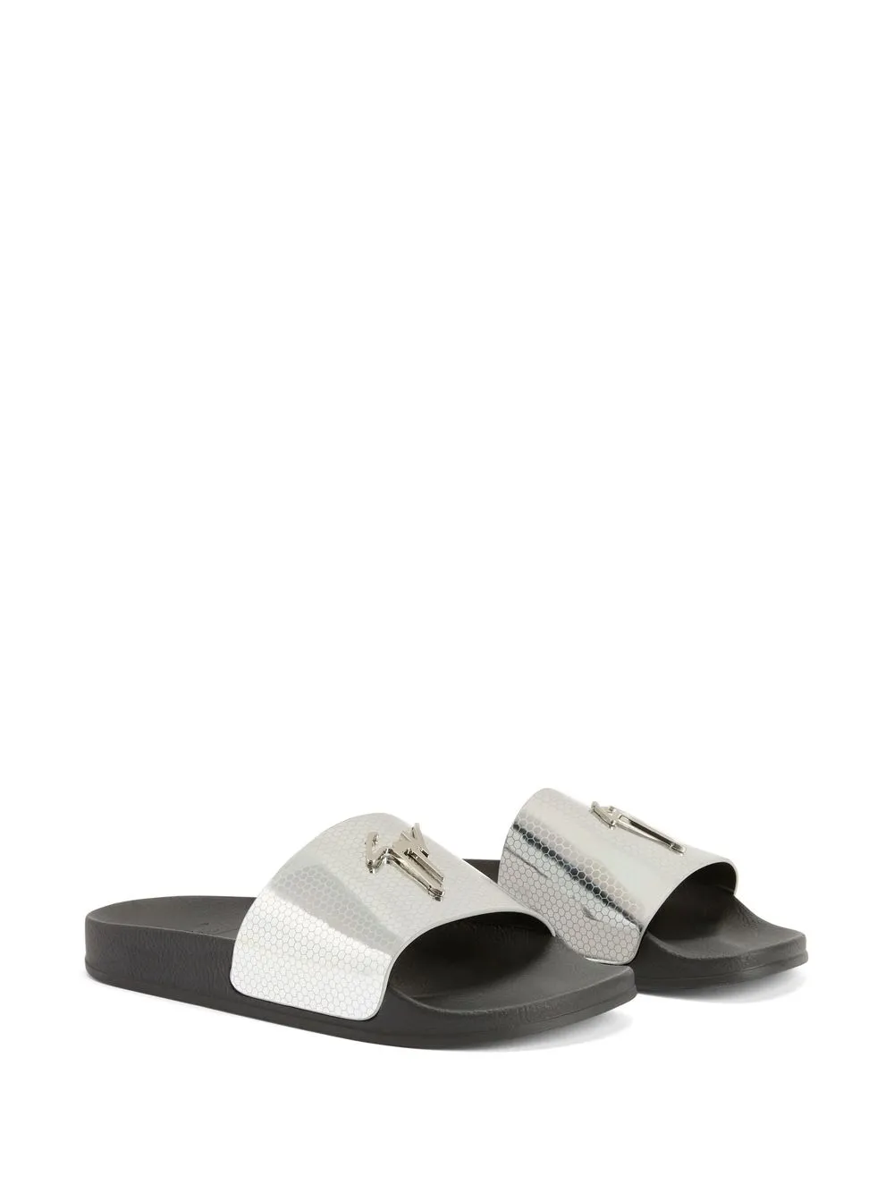 Men Giuseppe Zanotti Brett Geometric-print Slides 4 Men Giuseppe Zanotti Brett Geometric-print Slides - Image 2