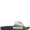 Men Giuseppe Zanotti Brett Geometric-print Slides -Giuseppe Zanotti 18425163 39799629 1000