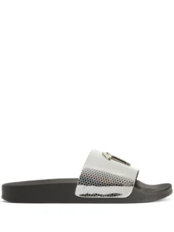 Men Giuseppe Zanotti Brett Geometric-print Slides