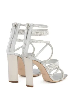 Women Giuseppe Zanotti Blanca Strappy 105mm Sandals -Giuseppe Zanotti 18439476 39869954 1000
