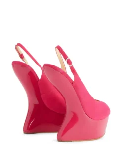 Women Giuseppe Zanotti Curved Jem 130mm Slingback Pumps -Giuseppe Zanotti 18440368 40507846 1000