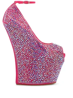 Women Giuseppe Zanotti Karina Embellished Platform Pumps