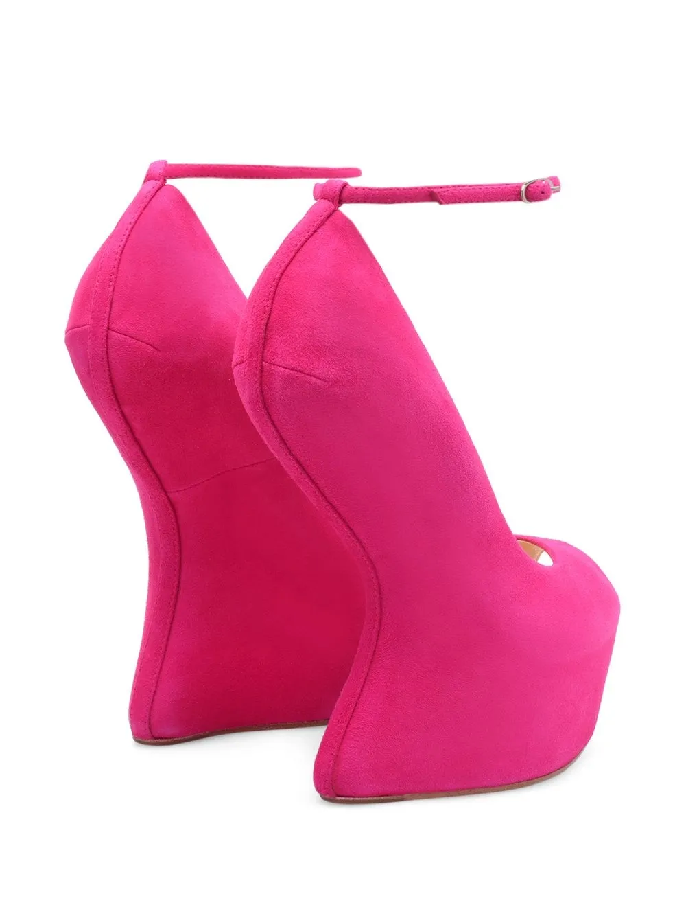 Women Giuseppe Zanotti Curve Jem Suede 130mm Pumps 5 Women Giuseppe Zanotti Curve Jem Suede 130mm Pumps - Image 3