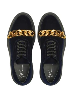 Men Giuseppe Zanotti Adric Velvet Loafers -Giuseppe Zanotti 18464885 39845161 1000