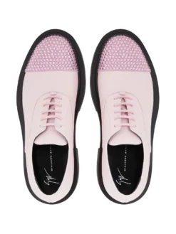 Men Giuseppe Zanotti Arnhau Studded Leather Loafers -Giuseppe Zanotti 18465359 39846326 1000