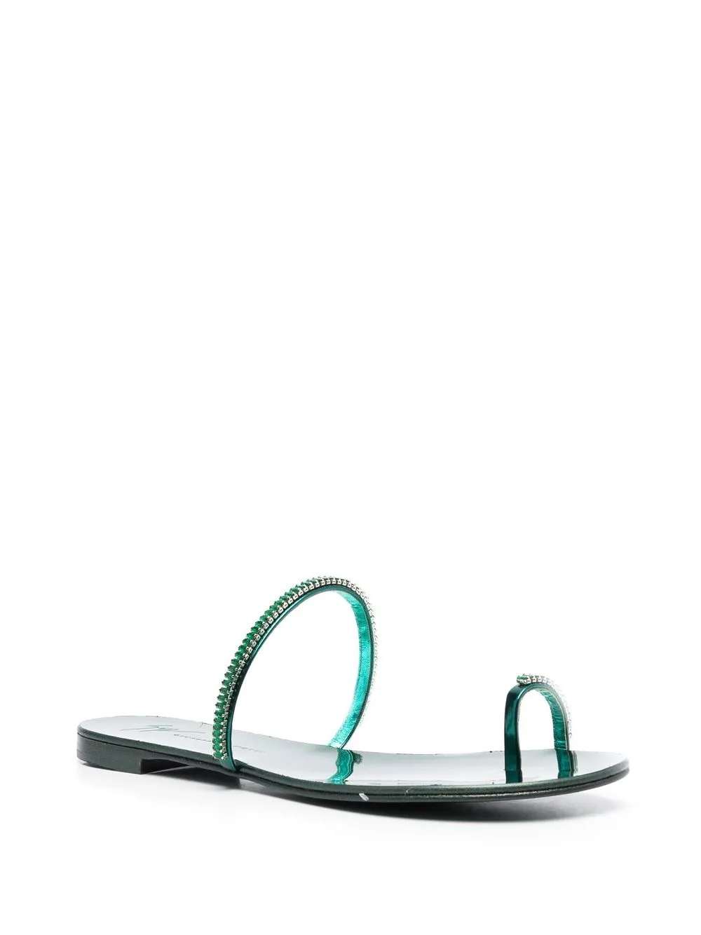 Women Giuseppe Zanotti Colorful Slide Sandals 4 Women Giuseppe Zanotti Colorful Slide Sandals - Image 2